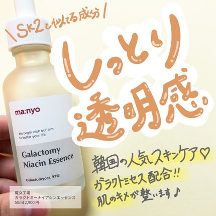 ガラクトミー ナイアシンエッセンス/manyo/美容液を使ったクチコミ(1枚目)