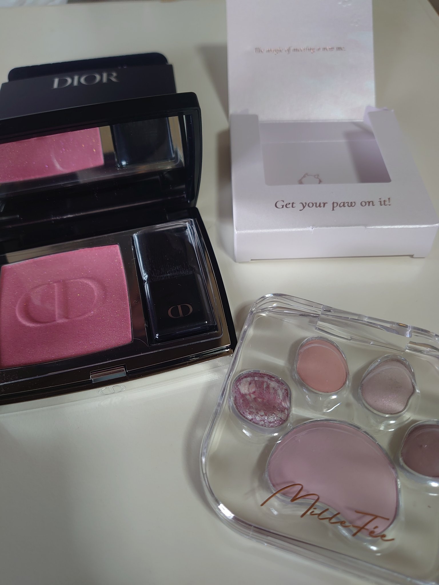 ミャオパウズアイシャドウパレット/MilleFée/アイシャドウパレットを使ったクチコミ（1枚目）