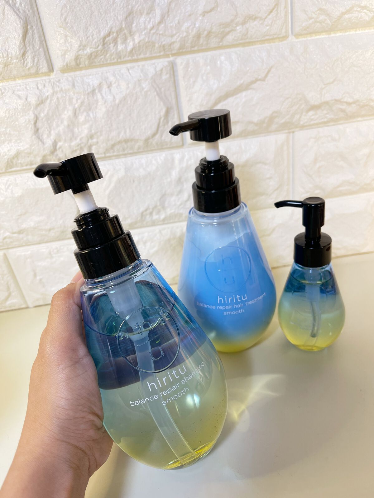 バランスリペアヘアオイル　スムース/hiritu/ヘアオイルを使ったクチコミ（1枚目）