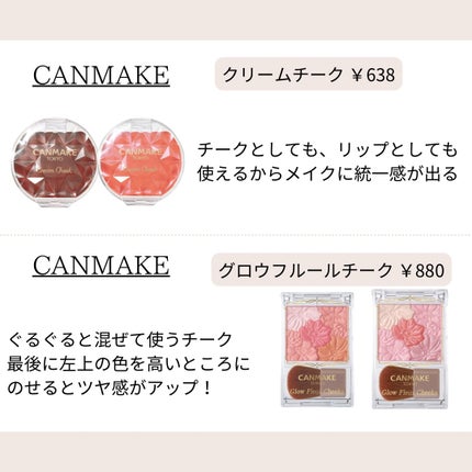 クリームチーク/キャンメイク/ジェル・クリームチークを使ったクチコミ(4枚目)