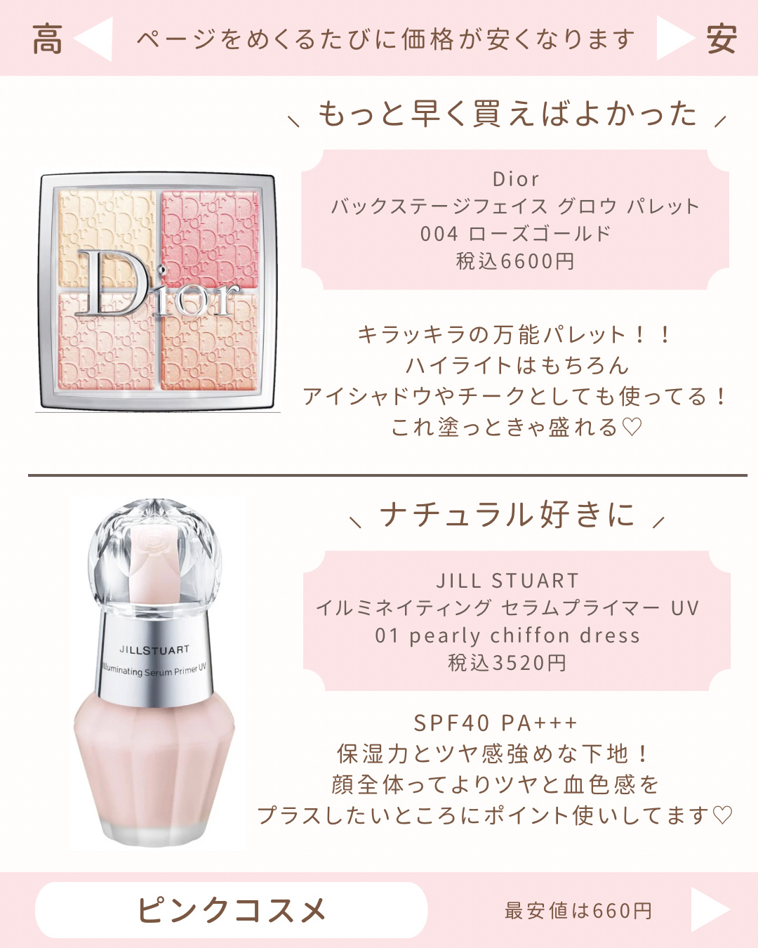 ディオール バックステージ フェイス グロウ パレット/Dior/ハイライトを使ったクチコミ（3枚目）