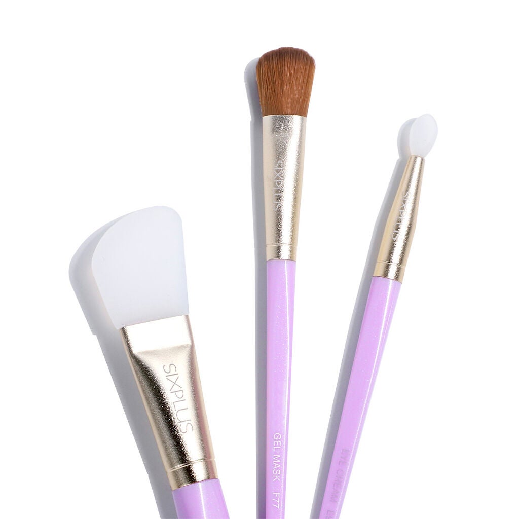 SIXPLUS スキンケアブラシ3本セット-Naturalシリーズ SIXPLUS