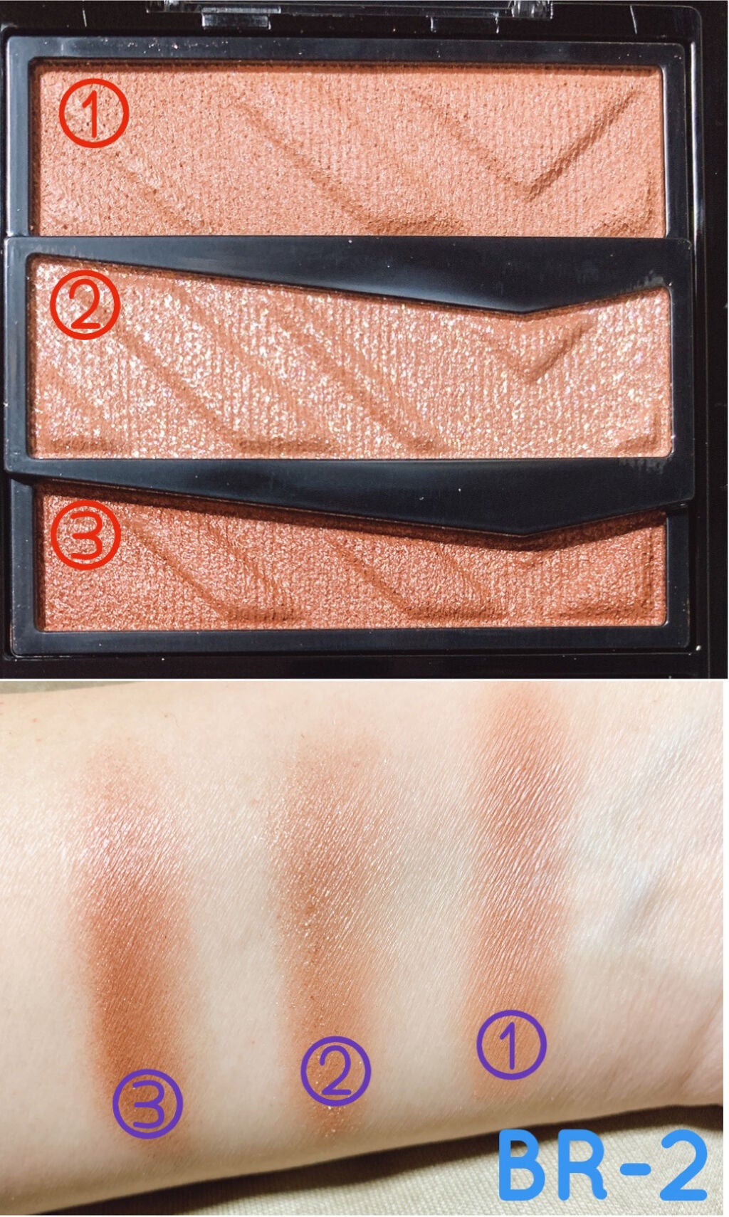 パーツリサイズシャドウ/KATE/アイシャドウパレットを使ったクチコミ(8枚目)