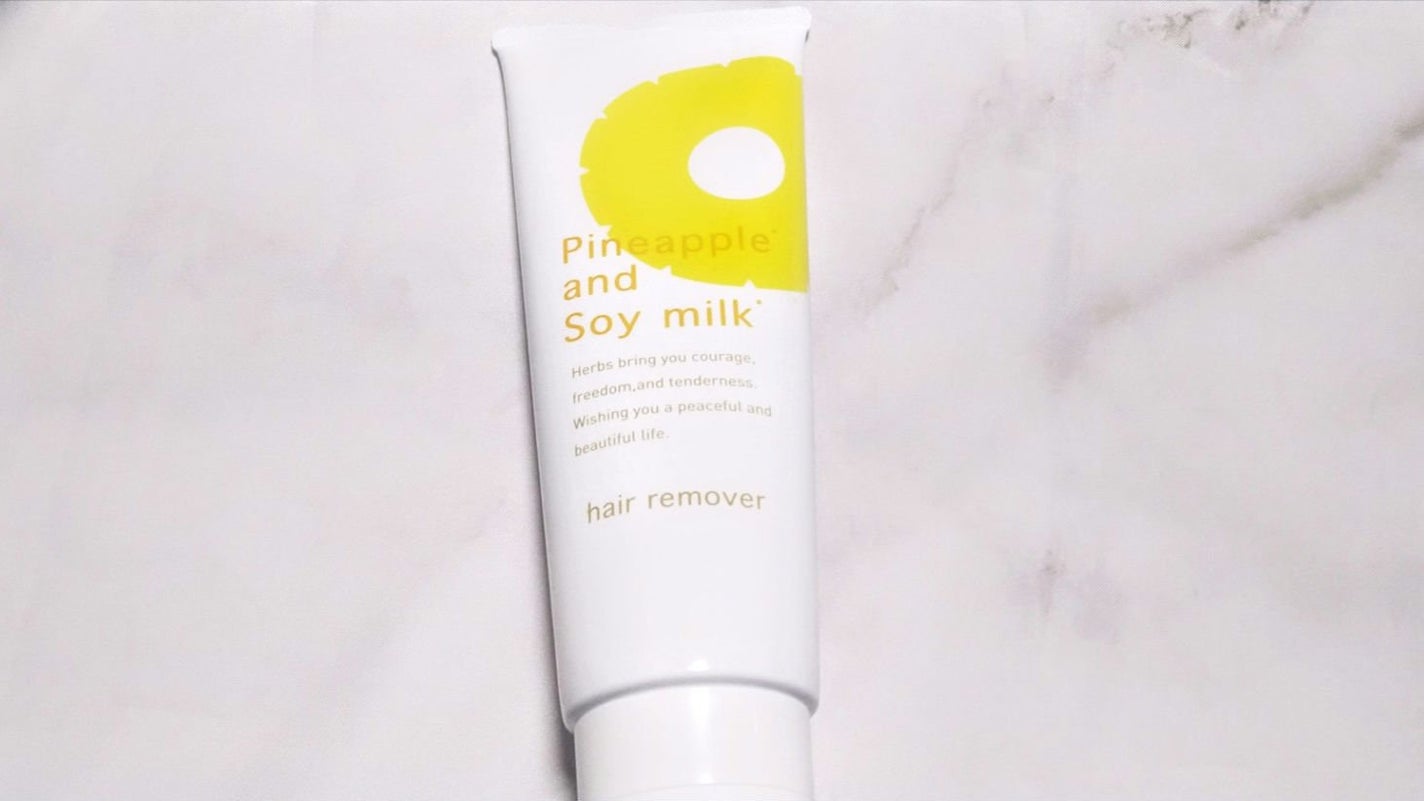 あんり on LIPS 「パイナップル豆乳除毛クリーム※写真2枚目閲覧注意子供や敏感肌の..」(1枚目)