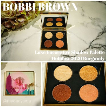 リュクス アンコール アイシャドウ パレット/BOBBI BROWN/パウダーアイシャドウを使ったクチコミ（1枚目）