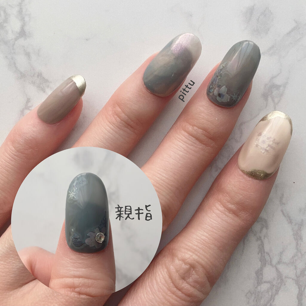 カラフルネイルズ/キャンメイク/マニキュアを使ったクチコミ（2枚目）