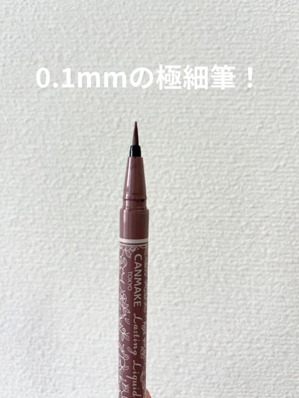 ラスティングリキッドライナー/キャンメイク/リキッドアイライナーを使ったクチコミ(4枚目)