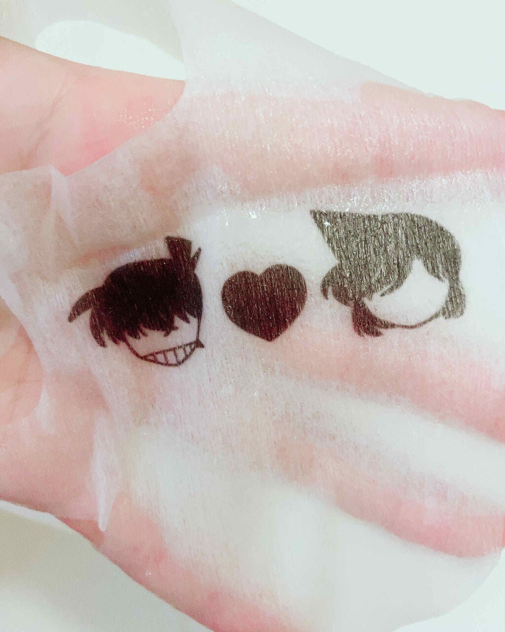 名探偵コナン×オルフェス 【新一&蘭】トロピカルラブ/ALFACE+/シートマスク・パックを使ったクチコミ(3枚目)