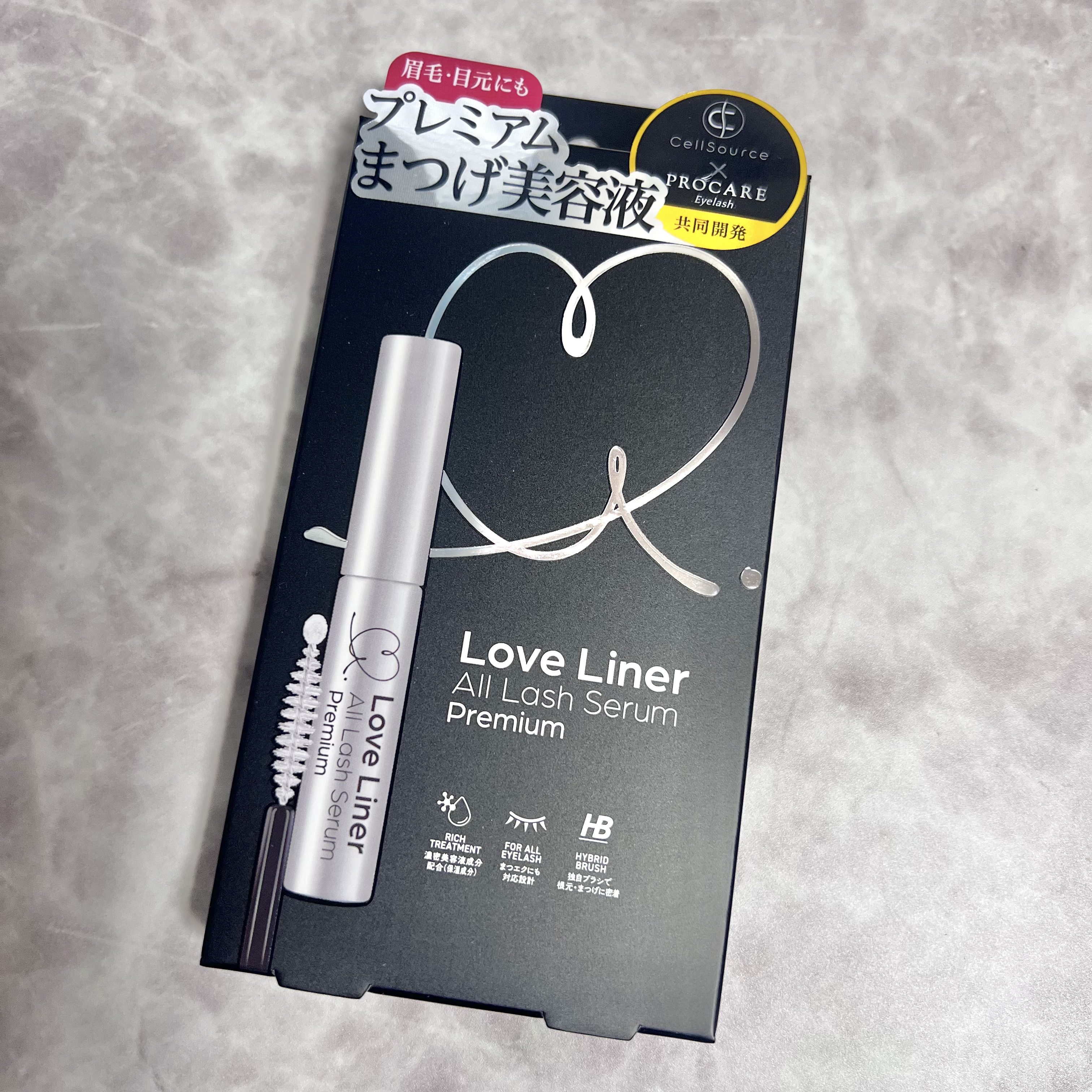 ラブ・ライナー　オールラッシュセラム　プレミアム/ラブ・ライナー/まつげ美容液を使ったクチコミ（2枚目）