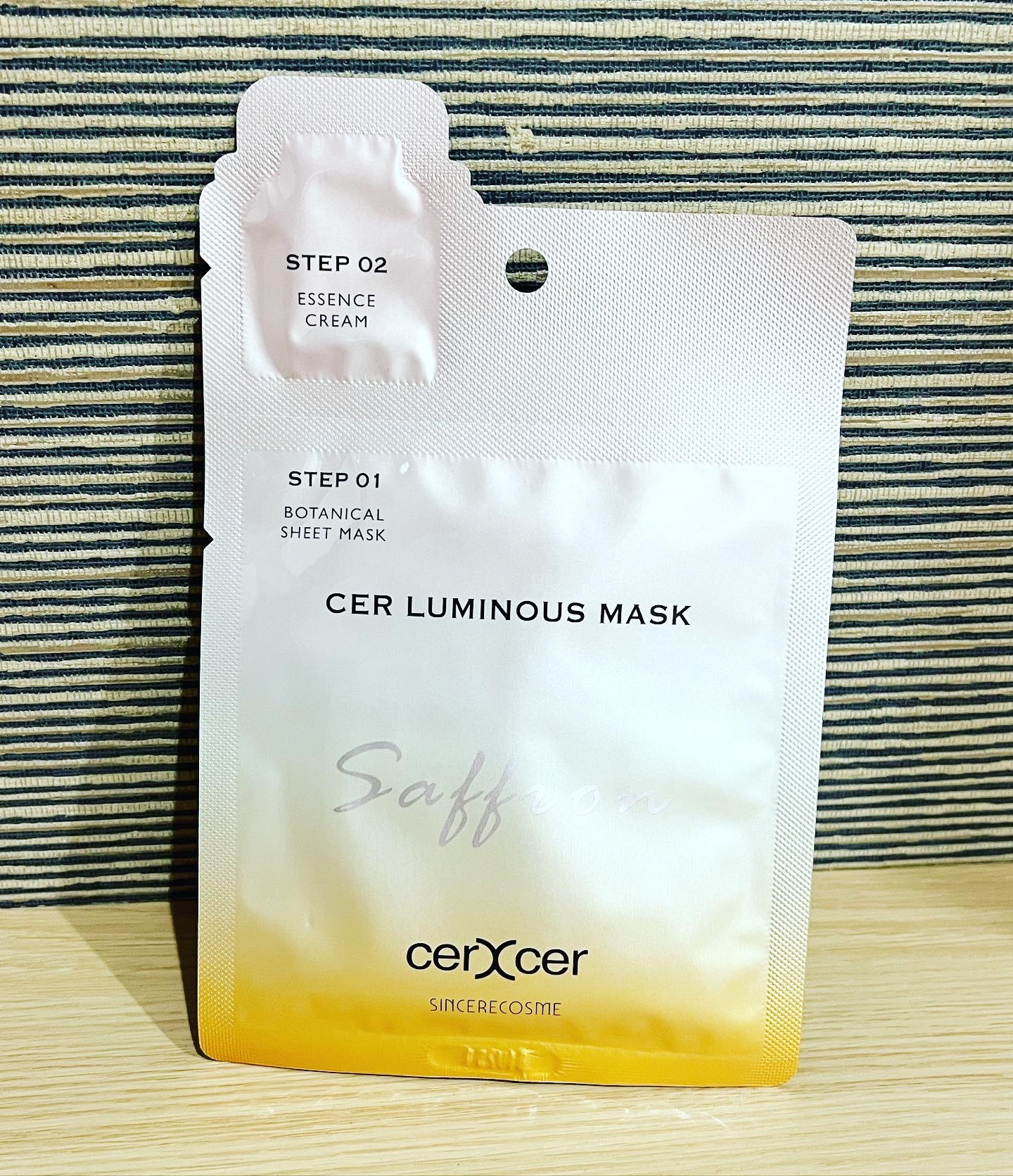 ルミナスマスク   (ケアクリーム付き) /cerXcer/シートマスク・パックを使ったクチコミ（2枚目）