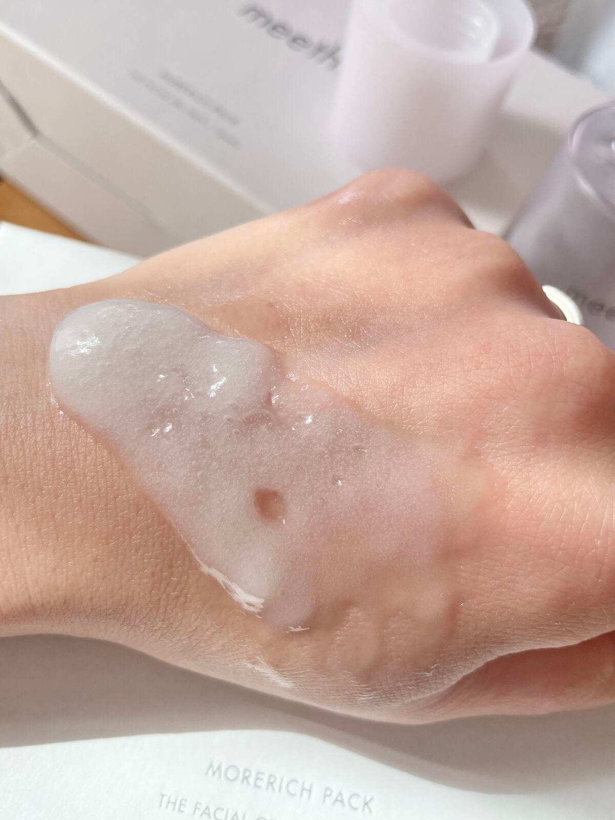 モアリッチパック/meeth/シートマスク・パックを使ったクチコミ(2枚目)