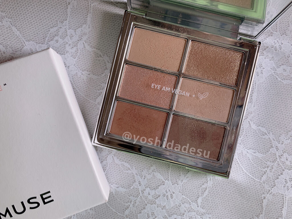 アイ ヴィーガン シアーパレット/AMUSE/アイシャドウパレットを使ったクチコミ（3枚目）