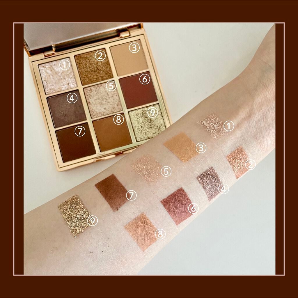 VenusMarble 9色アイシャドウパレット/Venus Marble/アイシャドウパレットを使ったクチコミ(3枚目)