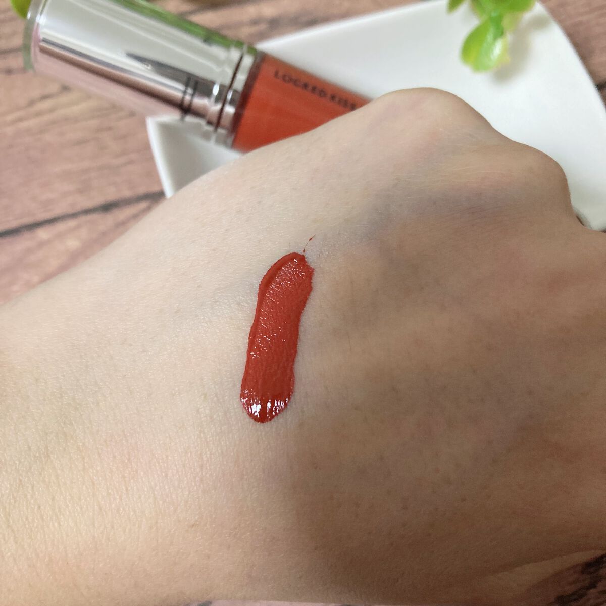 M·A·C ロックド キス インク リップカラー/M・A・C/口紅を使ったクチコミ(3枚目)
