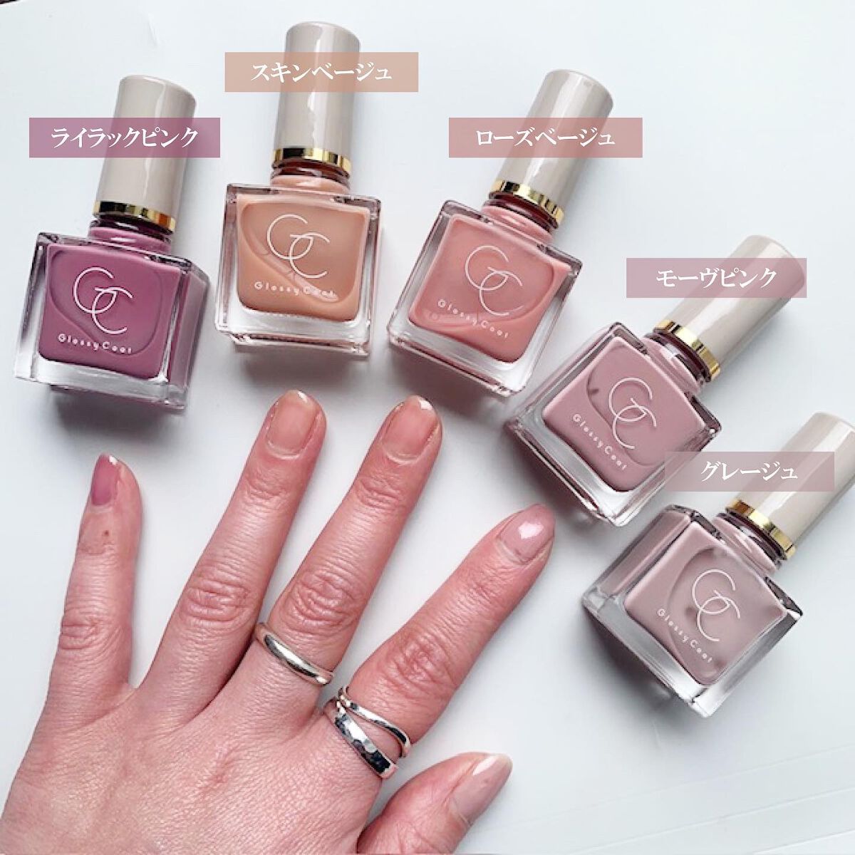 グロッシーコート/スキューズミー/オールインワンネイルを使ったクチコミ（2枚目）