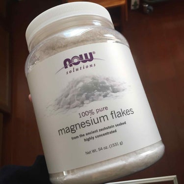 magnesium flakes/now solutions/入浴剤を使ったクチコミ（1枚目）