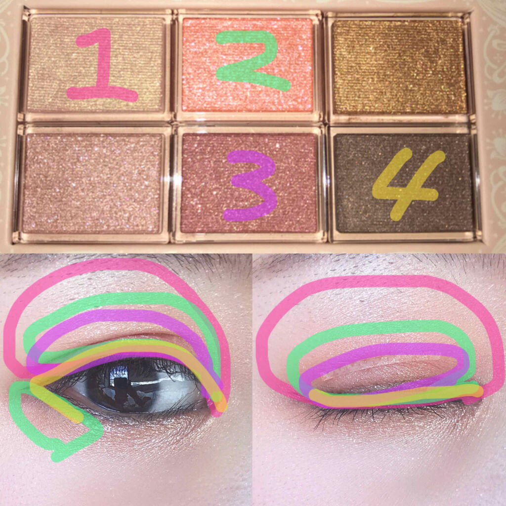 ナイストゥミーチュートランク/MAJOLICA MAJORCA/アイシャドウパレットを使ったクチコミ（3枚目）