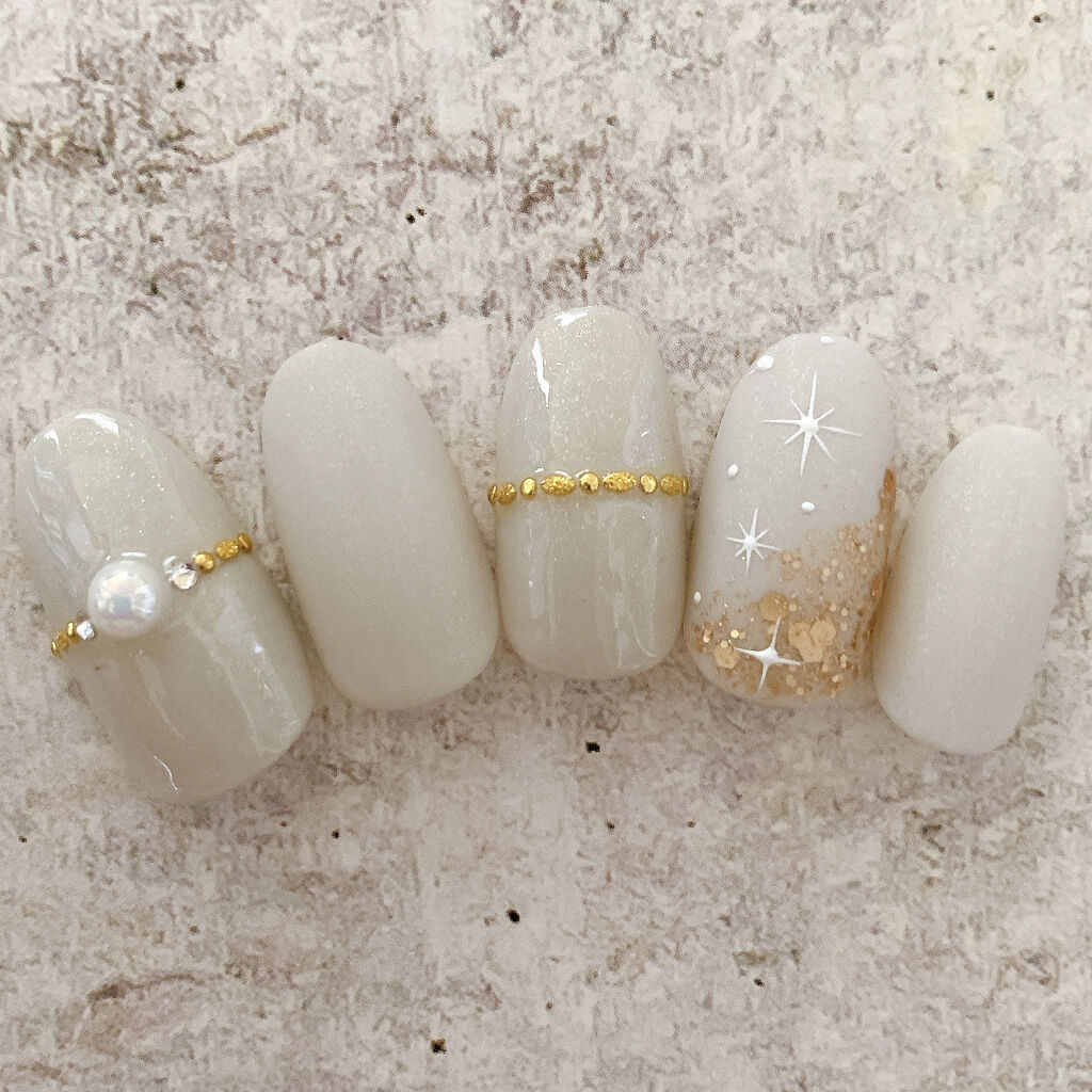 ジェルネイル（ライト対応）/セリア/ジェルネイルを使ったクチコミ（1枚目）