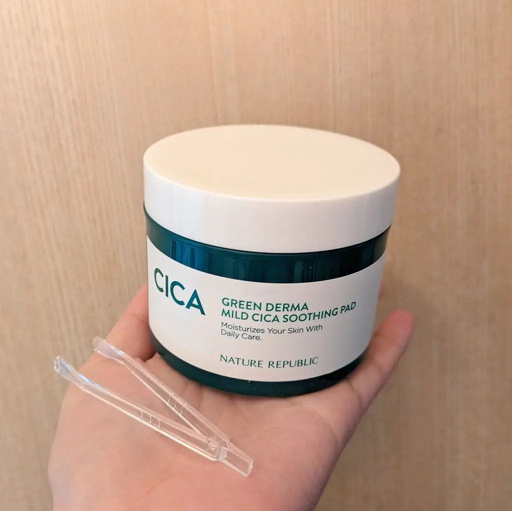 グリーンダーマCICAエッセンシャルパッド/ネイチャーリパブリック/トナーパッドを使ったクチコミ(3枚目)