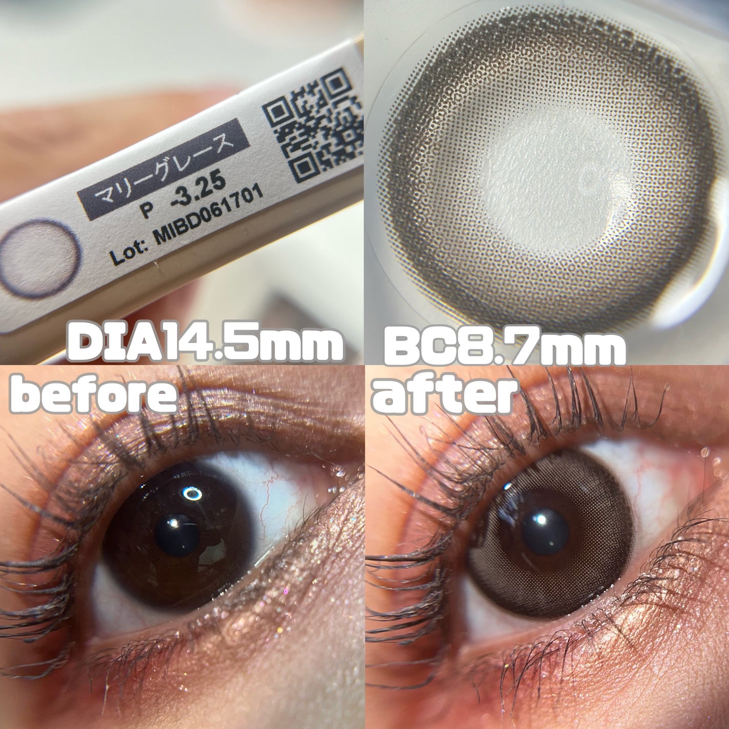 メランジェ シュエット ワンデー/melange+chouette/ワンデー(1DAY)カラコンを使ったクチコミ(2枚目)