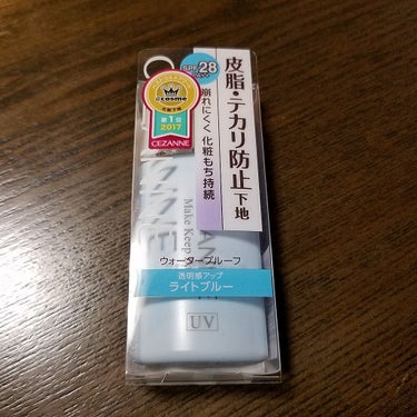 セザンヌ 皮脂テカリ防止下地

・カラー : ライトブルー
・価格 : 600円
・内容量 : 30ml
・SPF28/PA++
・ウォータープルーフ
・ロングラスティング成分配合
・無香料、紫外線吸収