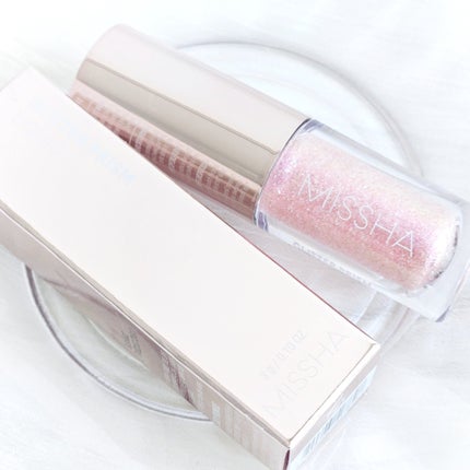 グリッタープリズム リキッド/MISSHA/グリッターを使ったクチコミ(4枚目)