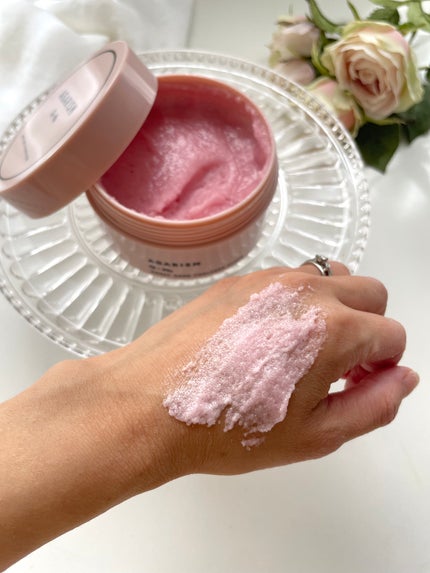 Q+Me スウィート ボム タラソ スクラブ/AGARISM/バスト・ヒップケアを使ったクチコミ(4枚目)