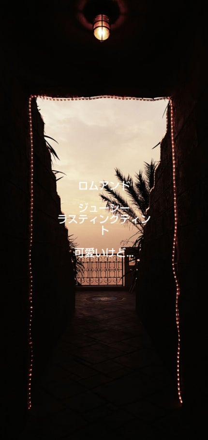 ジューシーラスティングティント/rom&nd/リップティントを使ったクチコミ(1枚目)