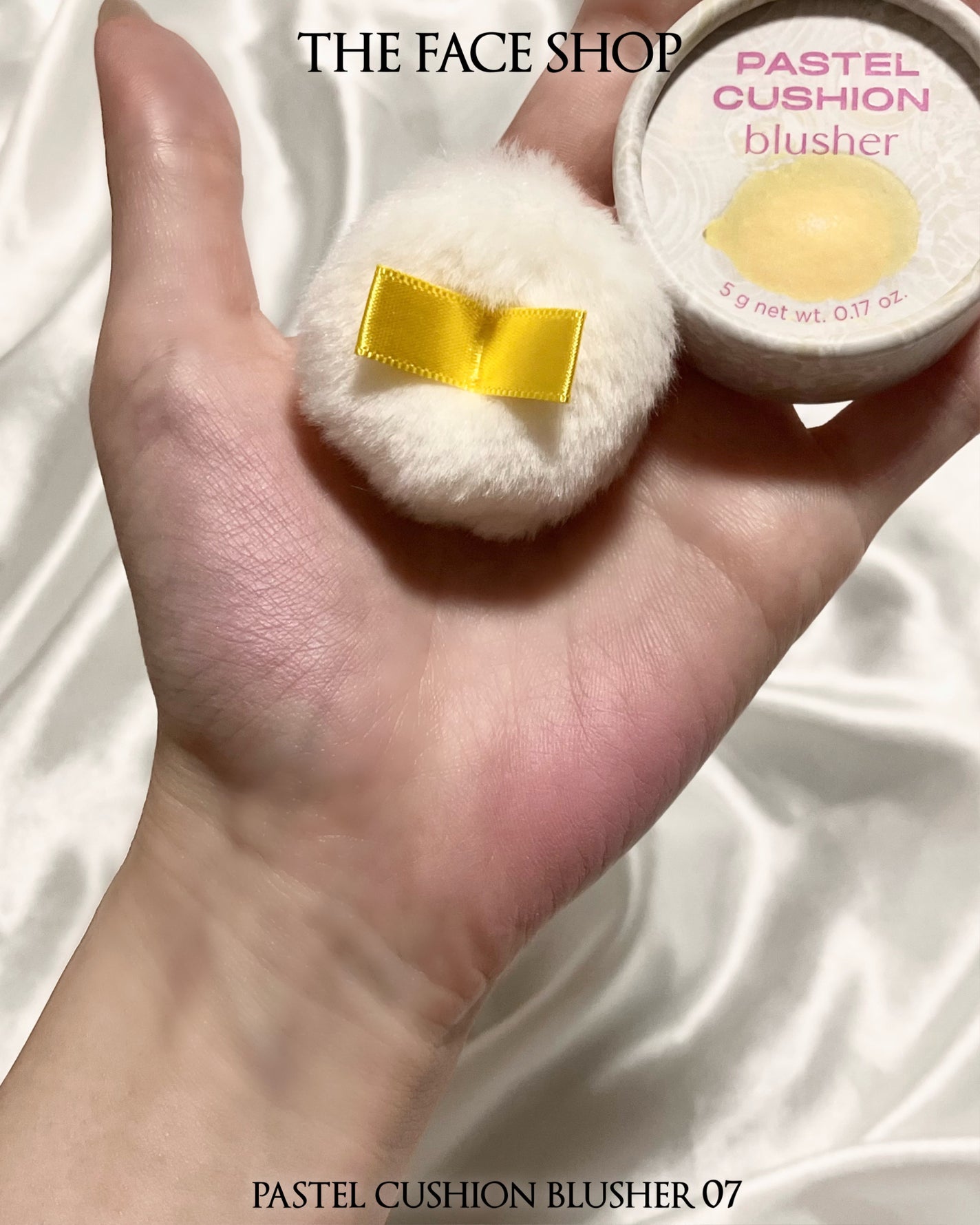 パステルクッションブラッシャー/THE FACE SHOP/パウダーチークを使ったクチコミ(4枚目)