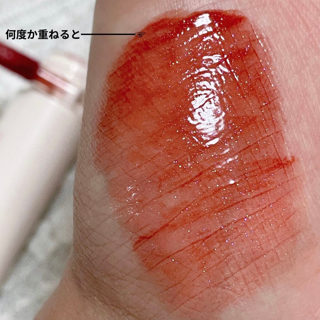 アピュー ジューシーパン スパークリングティント/A’pieu/口紅を使ったクチコミ(4枚目)