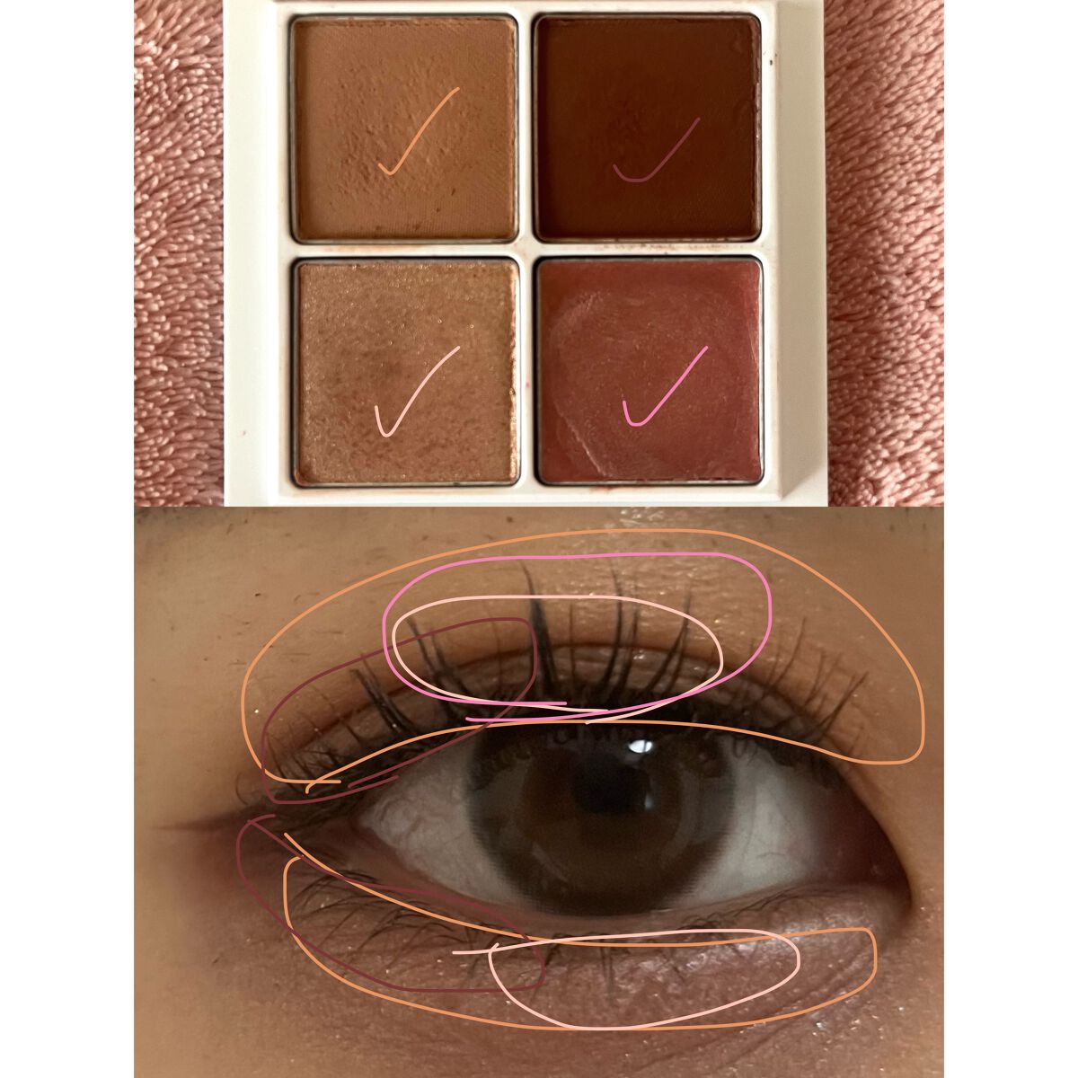 THE アイパレR/b idol/アイシャドウパレットを使ったクチコミ（2枚目）