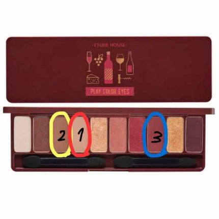 プレイカラー アイシャドウ/ETUDE/アイシャドウパレットを使ったクチコミ(3枚目)