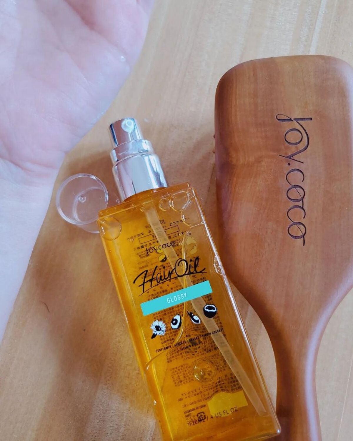 Joy.coco HairOil GROSSY/Joy.coco(ジョイココ)/ヘアオイルを使ったクチコミ(2枚目)