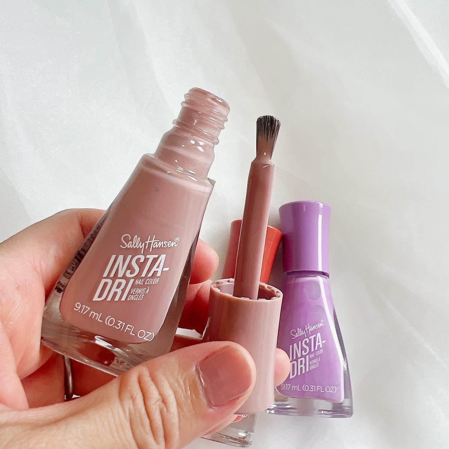 インスタドライ ネイルカラー 203 バッフ＆タンブル/サリーハンセン/オールインワンネイルを使ったクチコミ（2枚目）