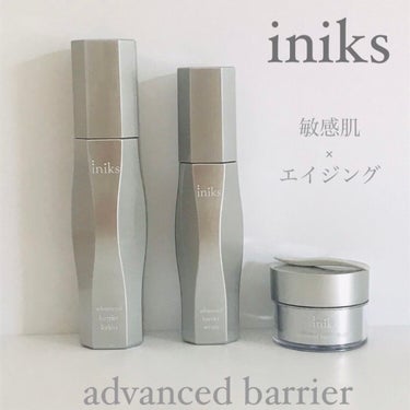 iniks アドバンスバリア クリーム (敏感肌用クリーム)のクチコミ「▪️iniks▪️
advanced barrier
2022年9月28日新発売

皮膚科を専.....」（1枚目）