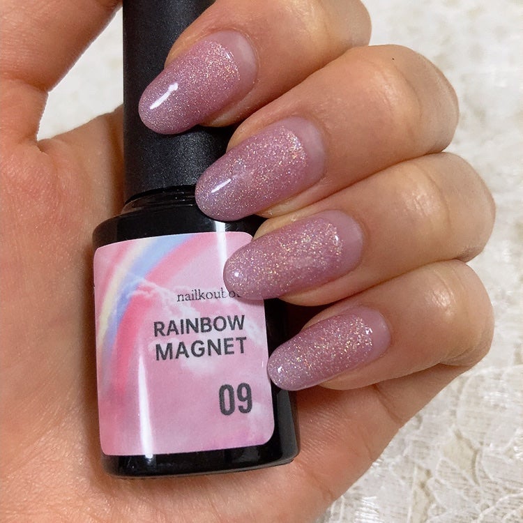 レインボーマグネットジェル/ネイル工房/ジェルネイルを使ったクチコミ(3枚目)