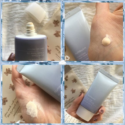 1番 ガラス玉トーンアップクリーム/numbuzin/日焼け止めクリームを使ったクチコミ(2枚目)