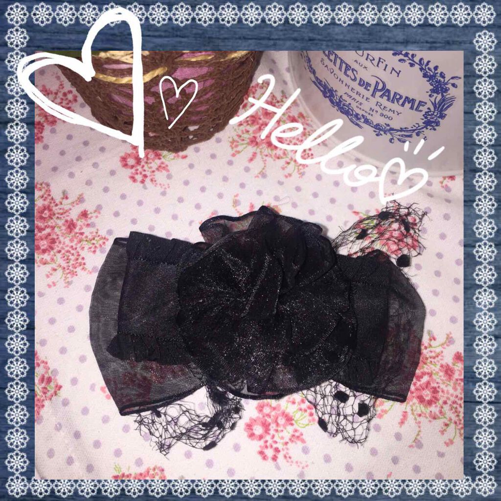 珈琲豆♡ on LIPS 「珈琲豆♡のヘアアクセサリー落ち着きもあり華やかさもあるブラック..」(1枚目)