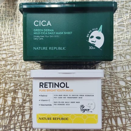 キューブマスク レチノール/ネイチャーリパブリック/シートマスク・パックを使ったクチコミ(4枚目)