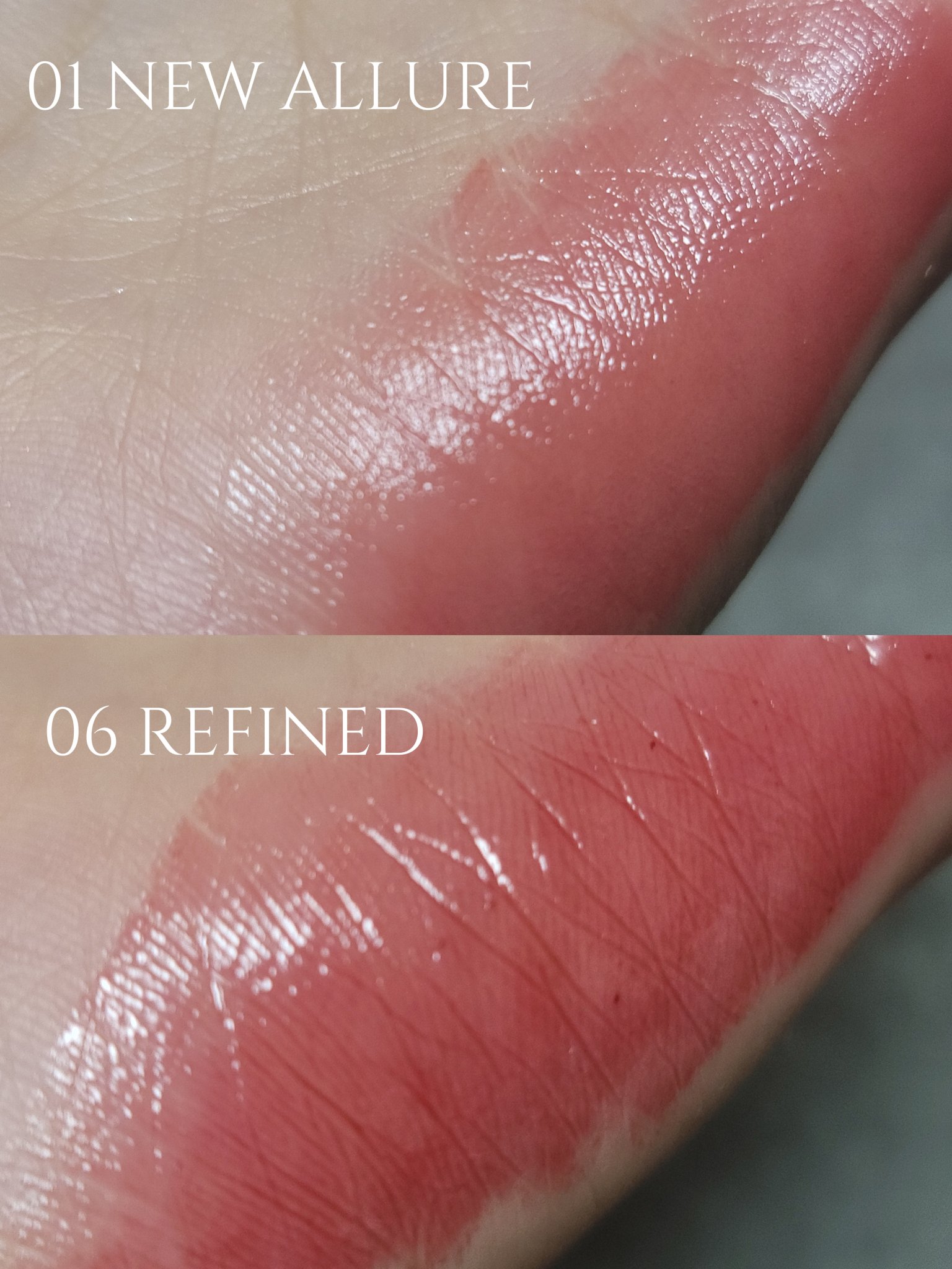 ムードインハンサーウォーターリキッドグロウ/hince/口紅を使ったクチコミ（2枚目）