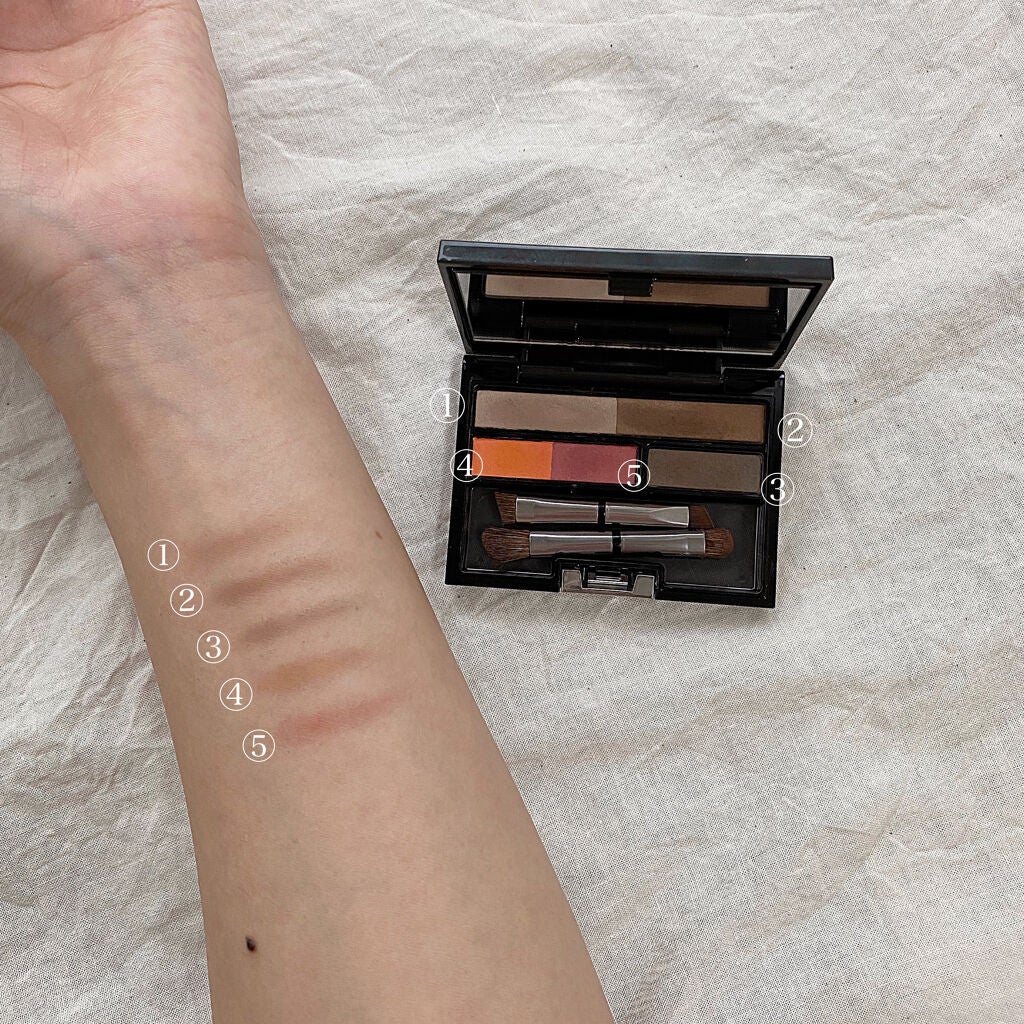 アイブロウ クリエイティブパレット/IPSA/パウダーアイブロウを使ったクチコミ(2枚目)