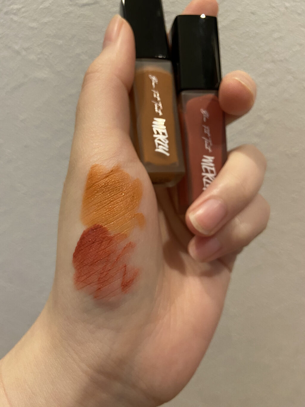 ブラー フィット ティント BT2. オッドMLBB/MERZY/リップティントを使ったクチコミ（2枚目）