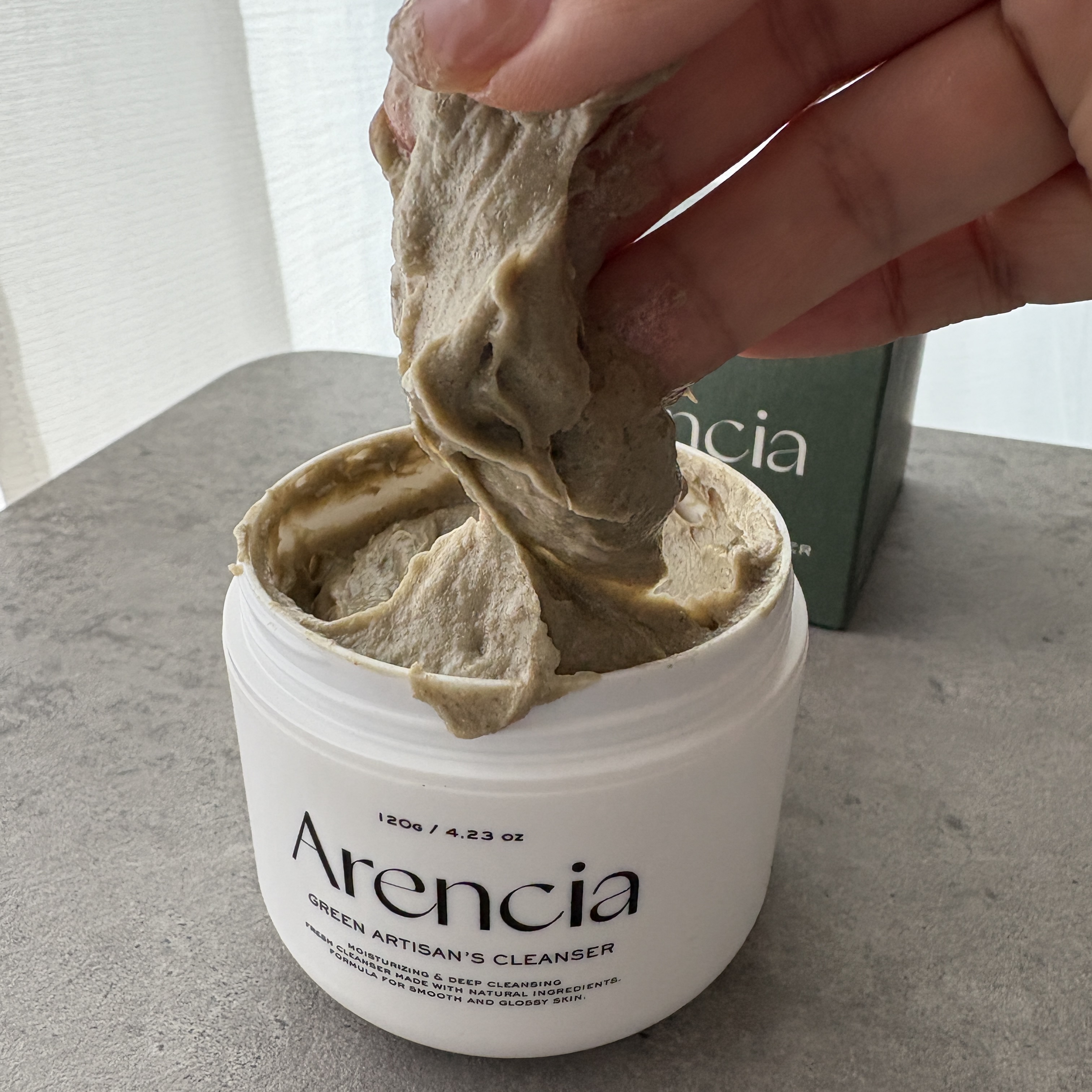 プレミアムもちソープ「グリーンアルティザン」/アレンシア/その他洗顔料を使ったクチコミ（3枚目）