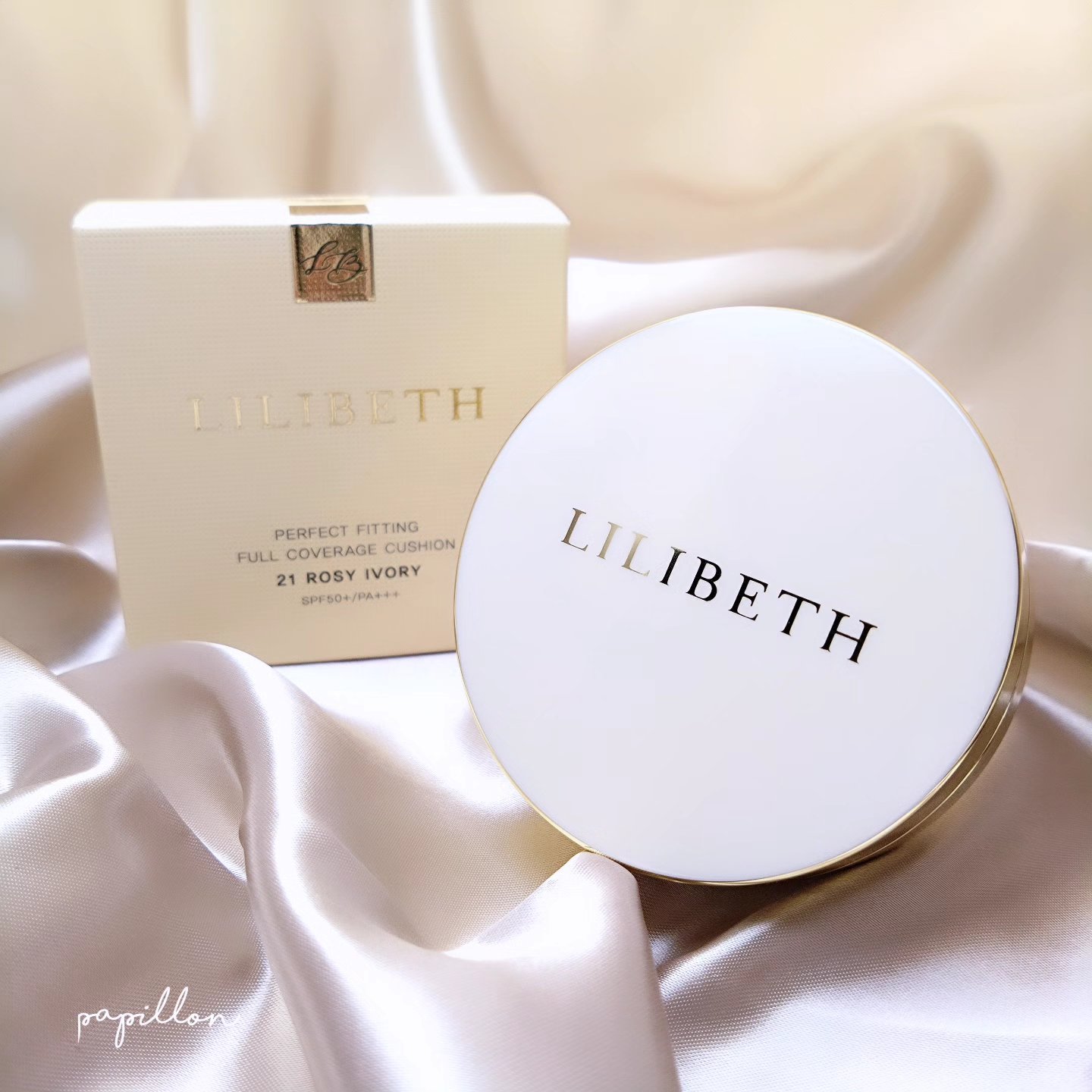 パーフェクティングフィッティング フルカバレッジクッション/LILIBETH/クッションファンデーションを使ったクチコミ（1枚目）