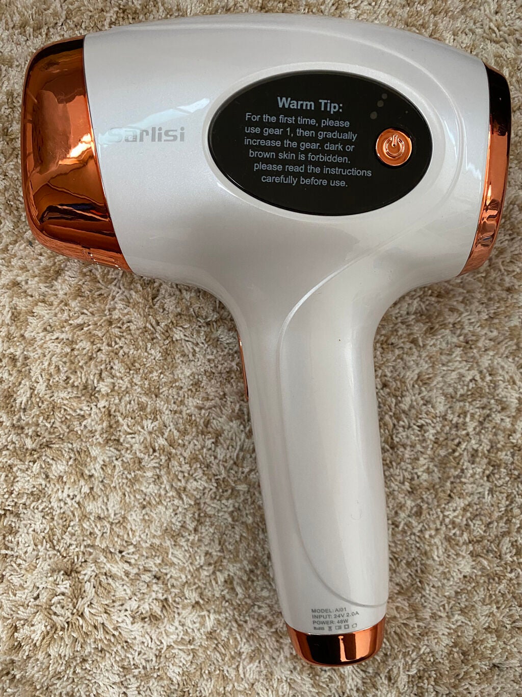 光脱毛器 VIO/Sarlisi/家庭用脱毛器を使ったクチコミ(1枚目)