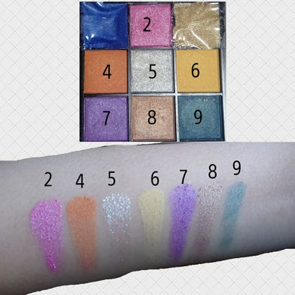 UR GLAM BLOOMING EYE COLOR PALETTE/U R GLAM/アイシャドウパレットを使ったクチコミ(4枚目)