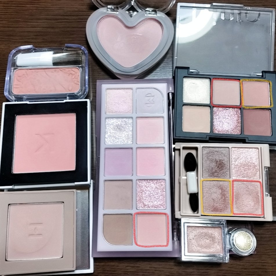 ジャストチーク/Laka/パウダーチークを使ったクチコミ（2枚目）