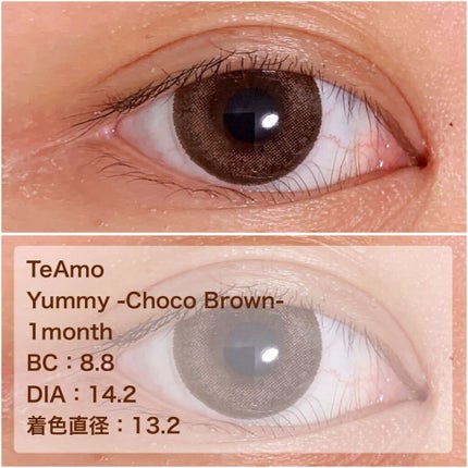 TeAmo 1month/TeAmo/1ヶ月(1MONTH)カラコンを使ったクチコミ(2枚目)