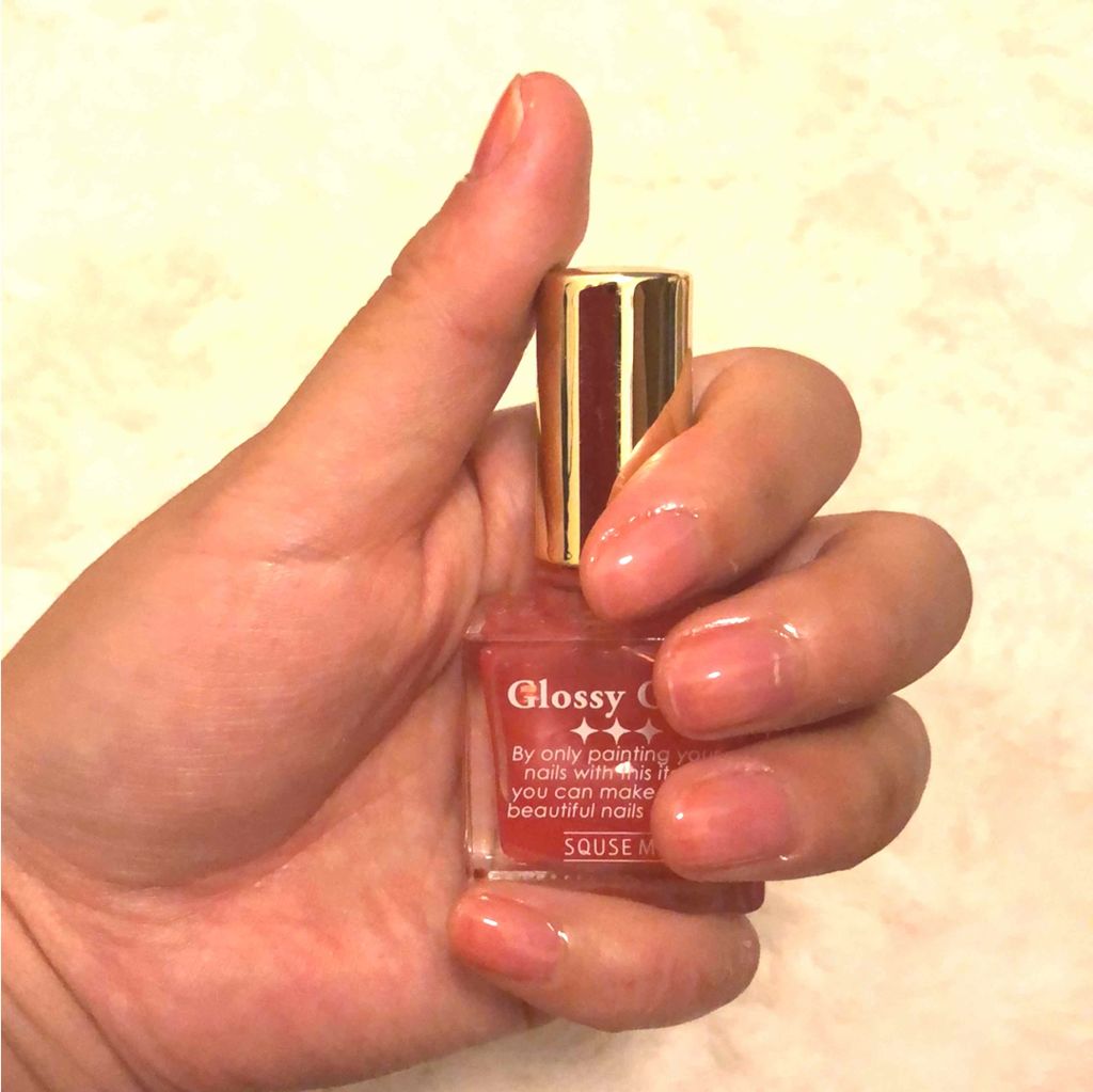 グロッシーコート/スキューズミー/オールインワンネイルを使ったクチコミ(1枚目)