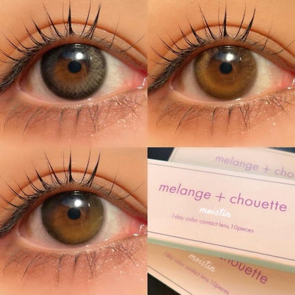 メランジェ シュエット ワンデー/melange+chouette/ワンデー(1DAY)カラコンを使ったクチコミ(1枚目)